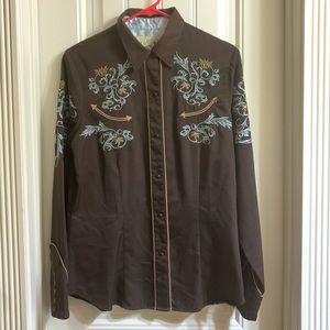 Vintage Western Pearl Snap Shirt